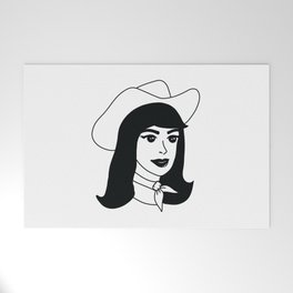 Cowgirl Welcome Mat