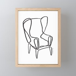 Big Chair Framed Mini Art Print