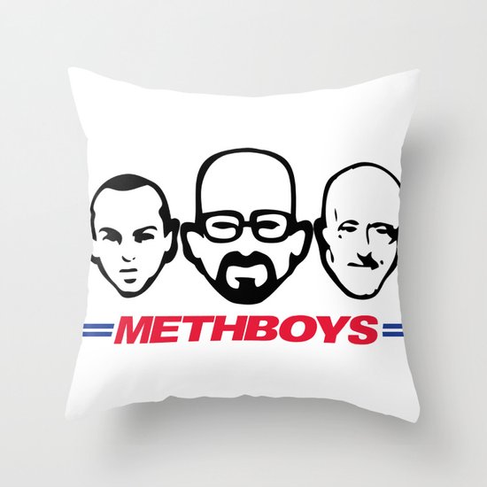 Meth Boys Throw Pillow