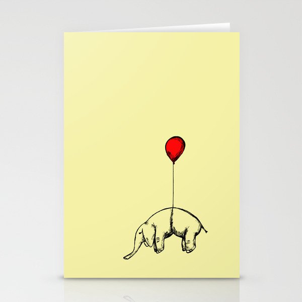 Red Elephant Stationery Cards