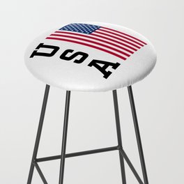 American Flag USA Patriotic Bar Stool