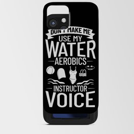 Water Aerobic Aqua Aquafit Fitness Workout iPhone Card Case
