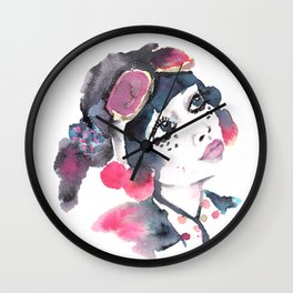 Decora Girl Wall Clock