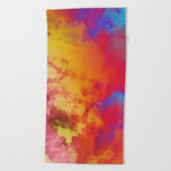 Dye to Live #society6 #decor #buyart Beach Towel
