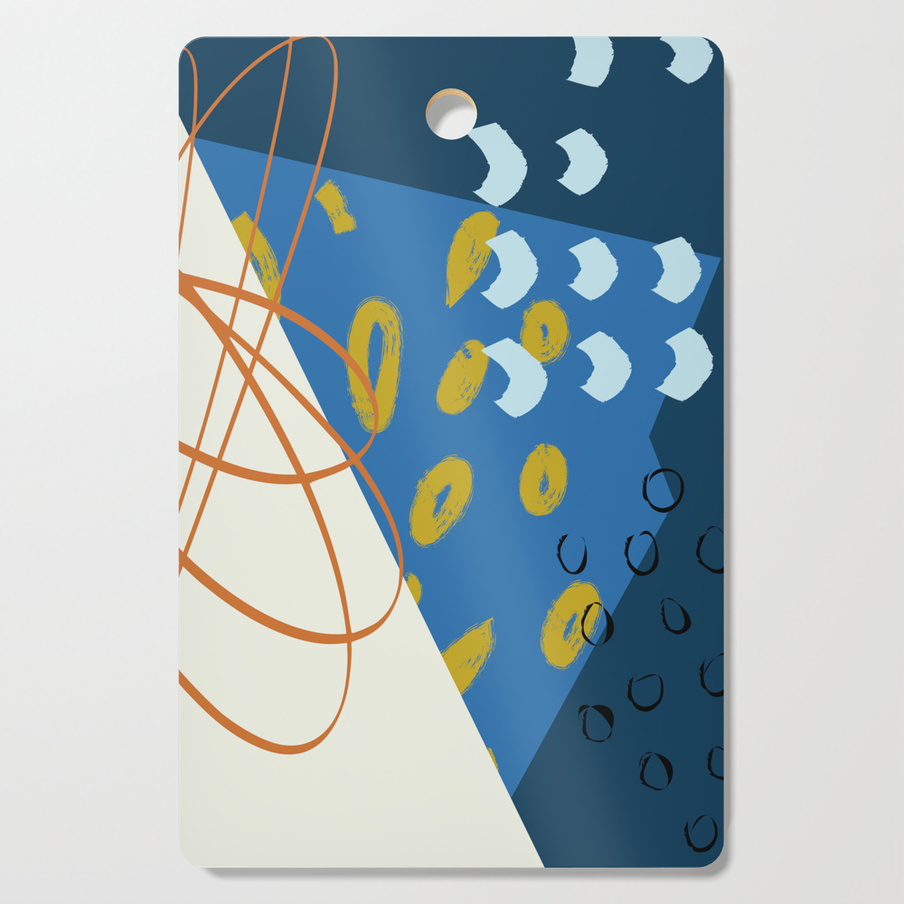 Modern Art Pattern Cutting Board by njordurdesign