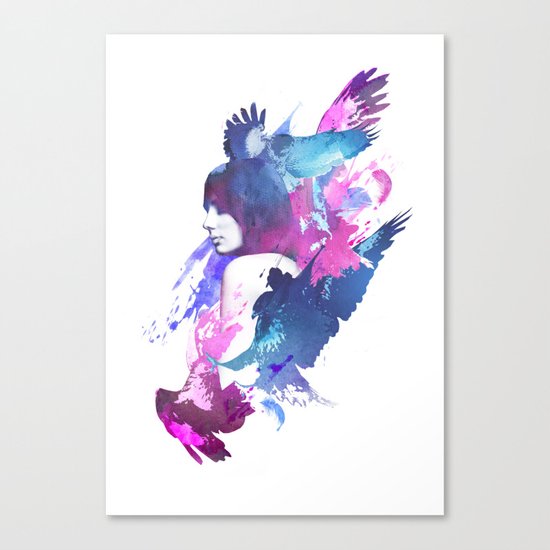 Bloody Fight Canvas Print