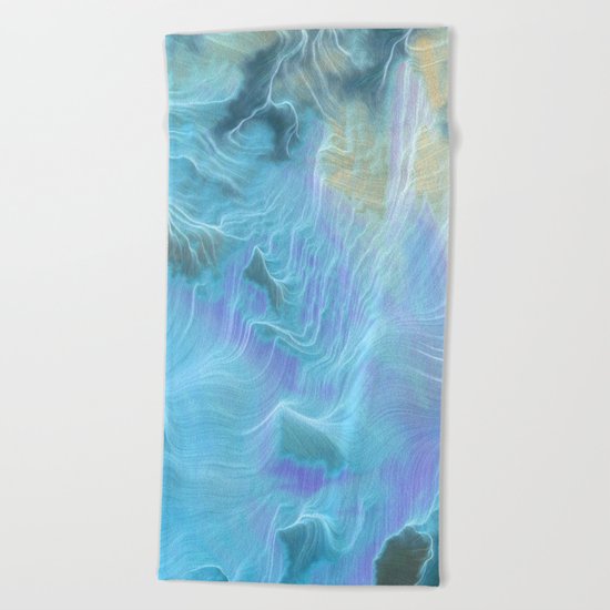 Ice Water Beach Towel