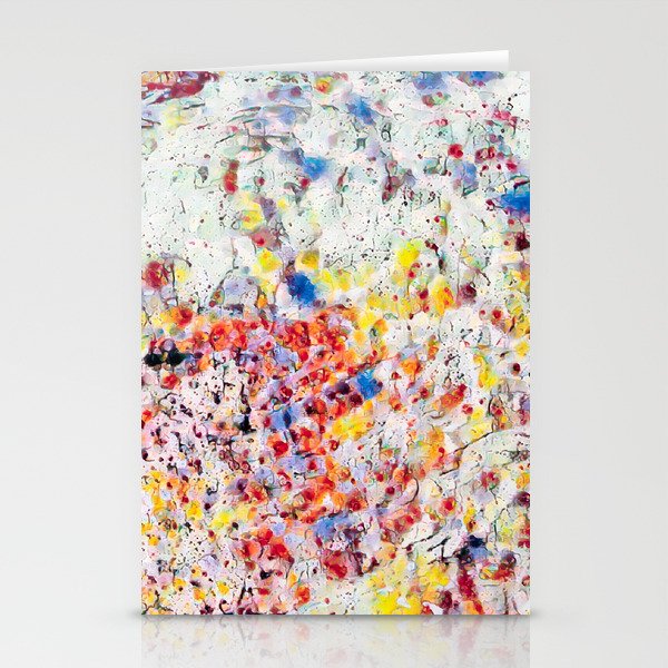 Sunny Day Splendor: Happy Spring Abstraction Nr. 11 Stationery Cards