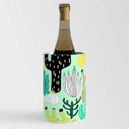 Cactus Crazy in Mint - Large Scale Wine Chiller