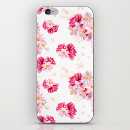 Pink and Purple Flowers iPhone Skin