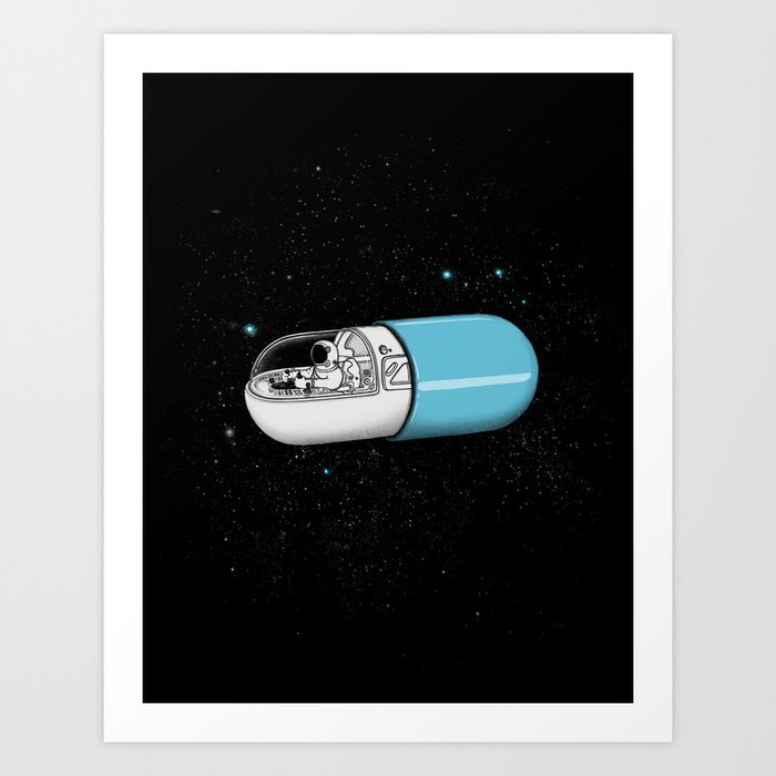 Space Capsule Art Print