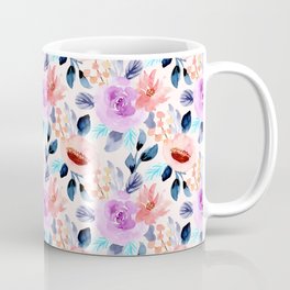 Beautiful Floral Watercolor Pattern Coffee Mug