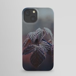 Frosty Leaves iPhone Case
