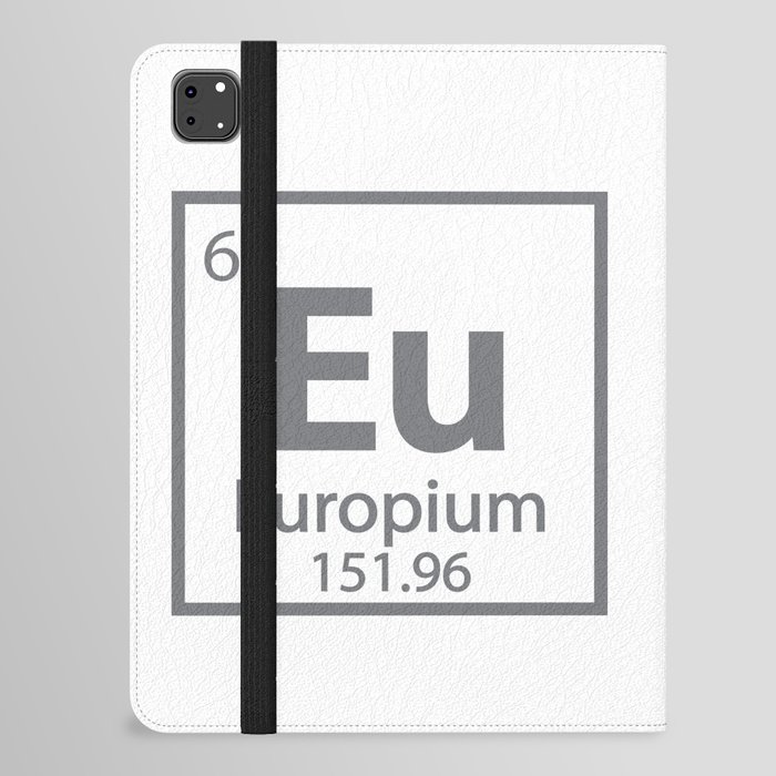 Europium - European Science Periodic Table iPad Folio Case