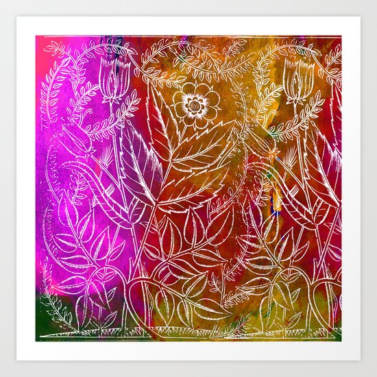 Into the artifice of eternity Art Print