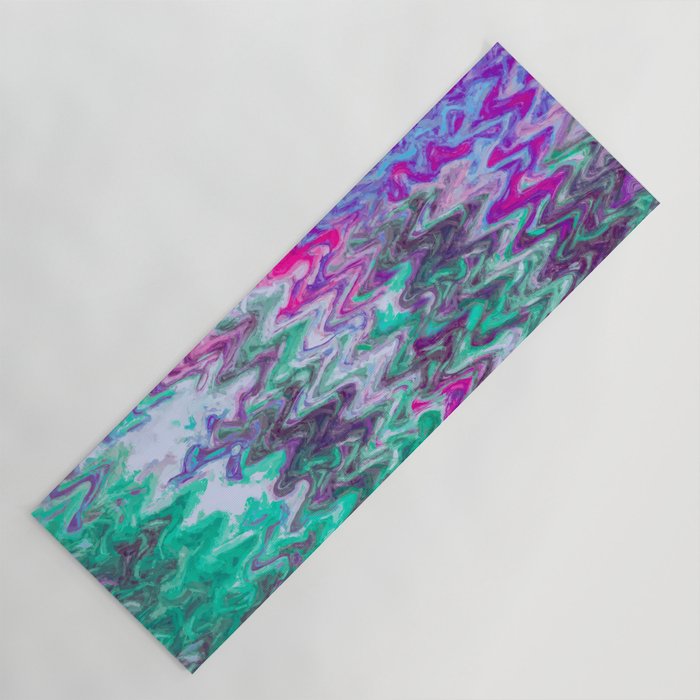 Crazy Fluid Painting Abstract Yoga Mat