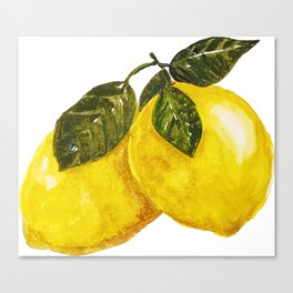 Lemons mean lemonade Canvas Print