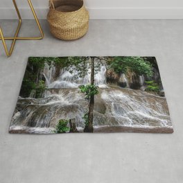 Sai Yok Noi Falls Area & Throw Rug