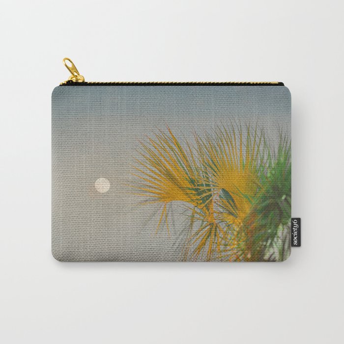 Moon and Palm Carry-All Pouch