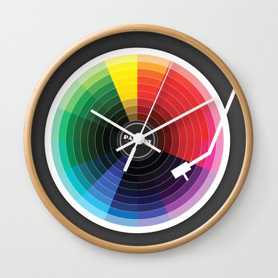 Pantune - The Color of Sound Wall Clock