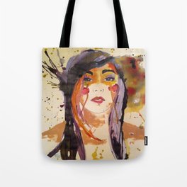 feathered Tote Bag