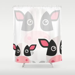 BIG Cow Shower Curtain
