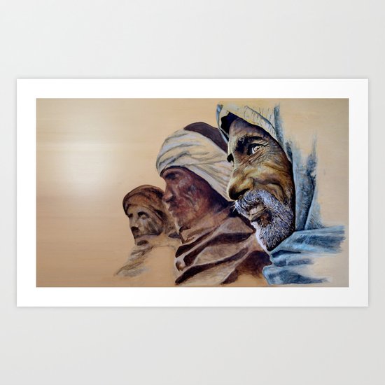 FREE SPIRITS - sunny version Art Print