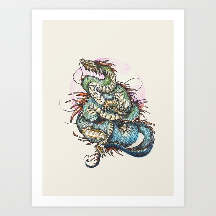 Eastern Dragon Art Print