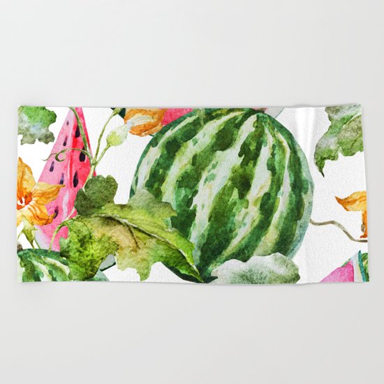 Melon Pattern 04 Beach Towel