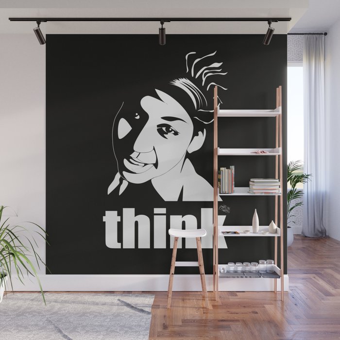 second word - think Wall Mural