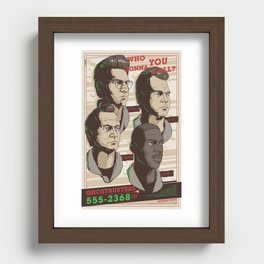 Ghostbusters 30th Anniversary Poster / REGULAR Recessed Framed Print