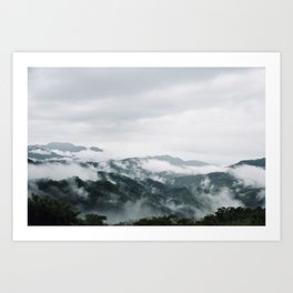 Travel photography print “Phetchabun Mountains” photo art made in Thailand. Framed Art Print Art Print Art Print