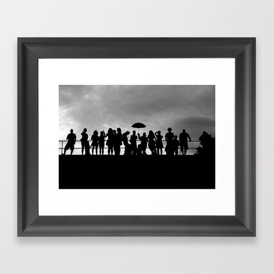 Over the Bridge Framed Art Print