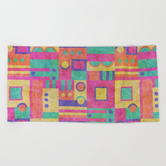 Boxes 1 Beach Towel