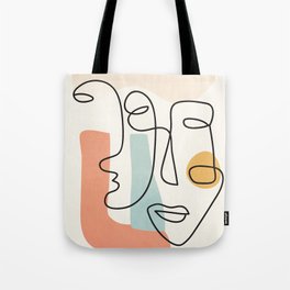 Abstract Faces 31 Tote Bag