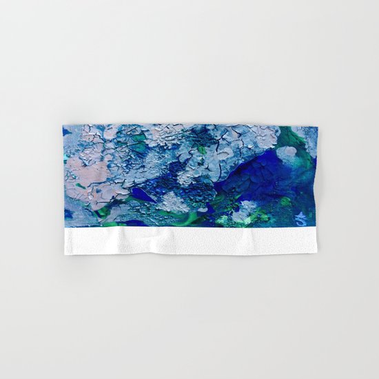 Imagined Ocean View From Above Hand & Bath Towel