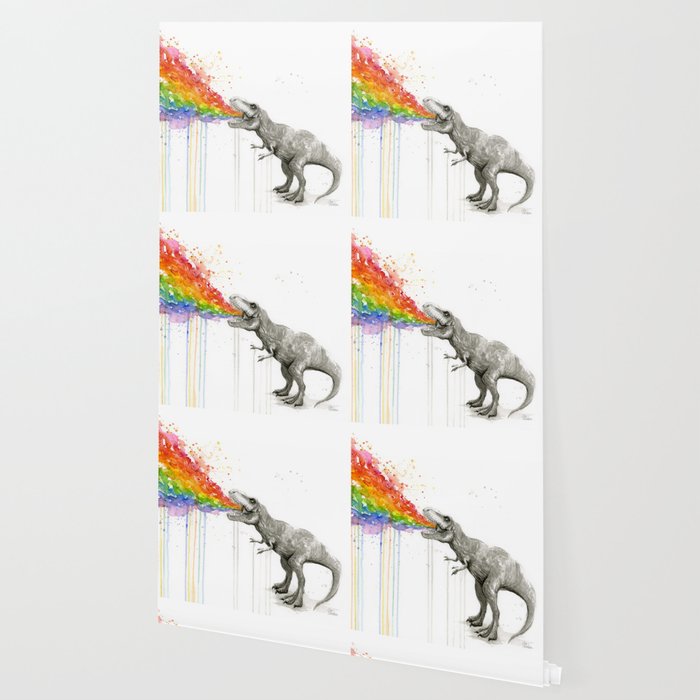 t rex rainbow