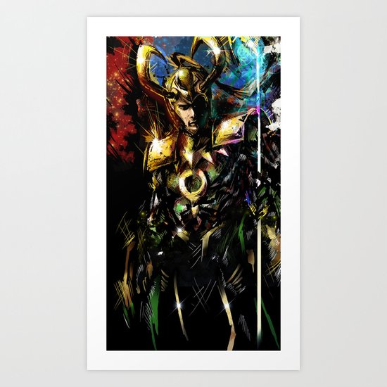 Loki Art Print