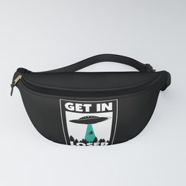 Outer Space Design Get In Loser Fanny Pack
