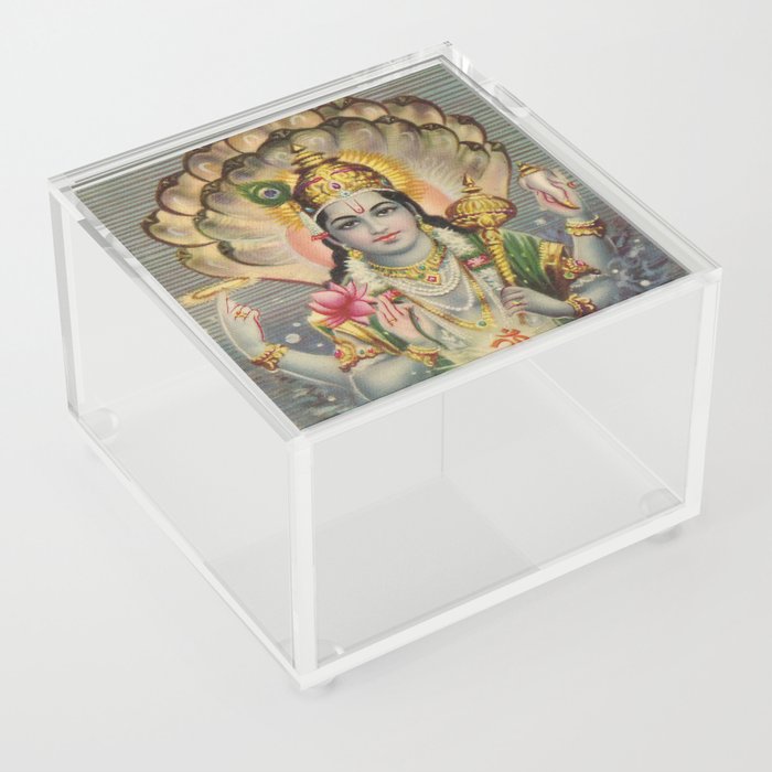Lord Vishnu  Acrylic Box