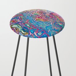 Flowing colors Counter Stool
