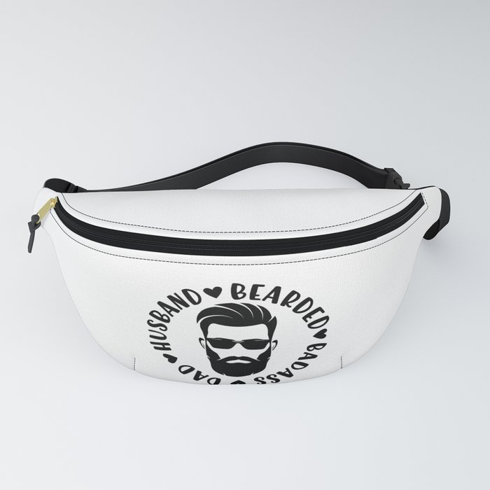 Dad Husband Bearded Badass Fanny Pack