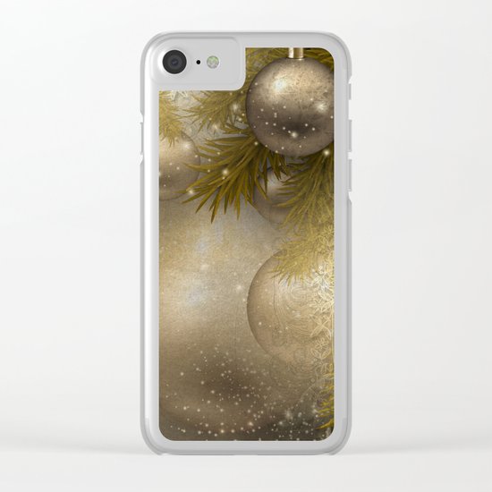Gold ornaments Clear iPhone Case