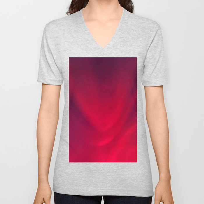 Red V Neck T Shirt