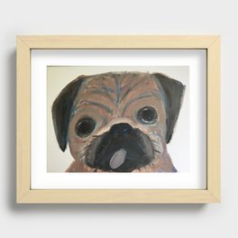 Pugly Pug Recessed Framed Print
