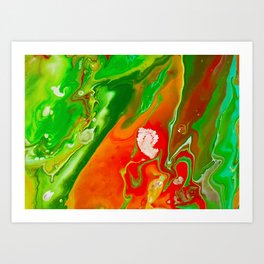 Emerald Marble Art Print | Painting, Emerald, Acrylic, Leclaire, Surreal, Acrylicdirtypour, Eerie, Greenlaptop, Psychedelic, Greenlegging 