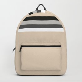 Doppelgaenger - Minimal Retro Look Stripes Backpack