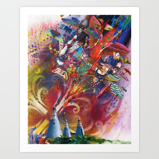 Plague of Locusts Art Print
