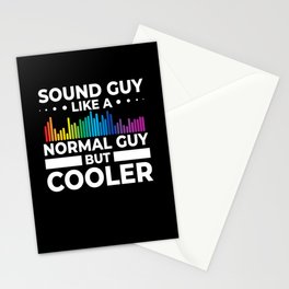 Audio Engineer Sound Guy Engineering Music Stationery Card