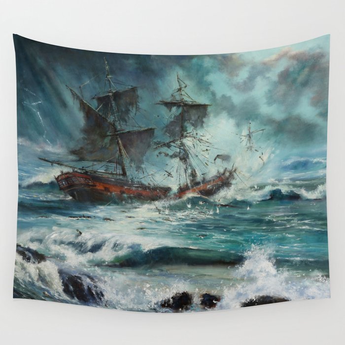 The Sea of Tranquility Wall Tapestry